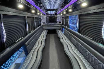 Provo Party Bus Interior
