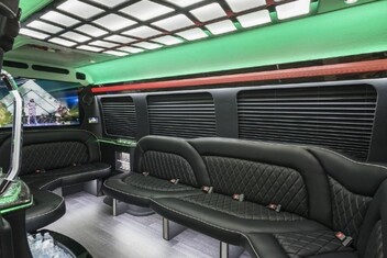 Provo Sprinter Party Bus Interior