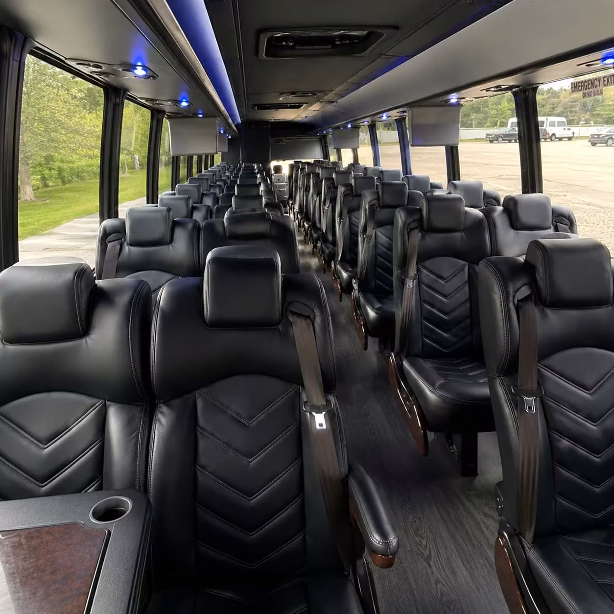 30 passenger minibus interior