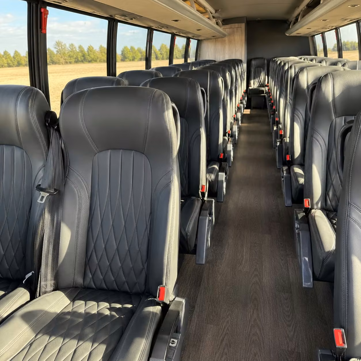 35 passenger minibus interior