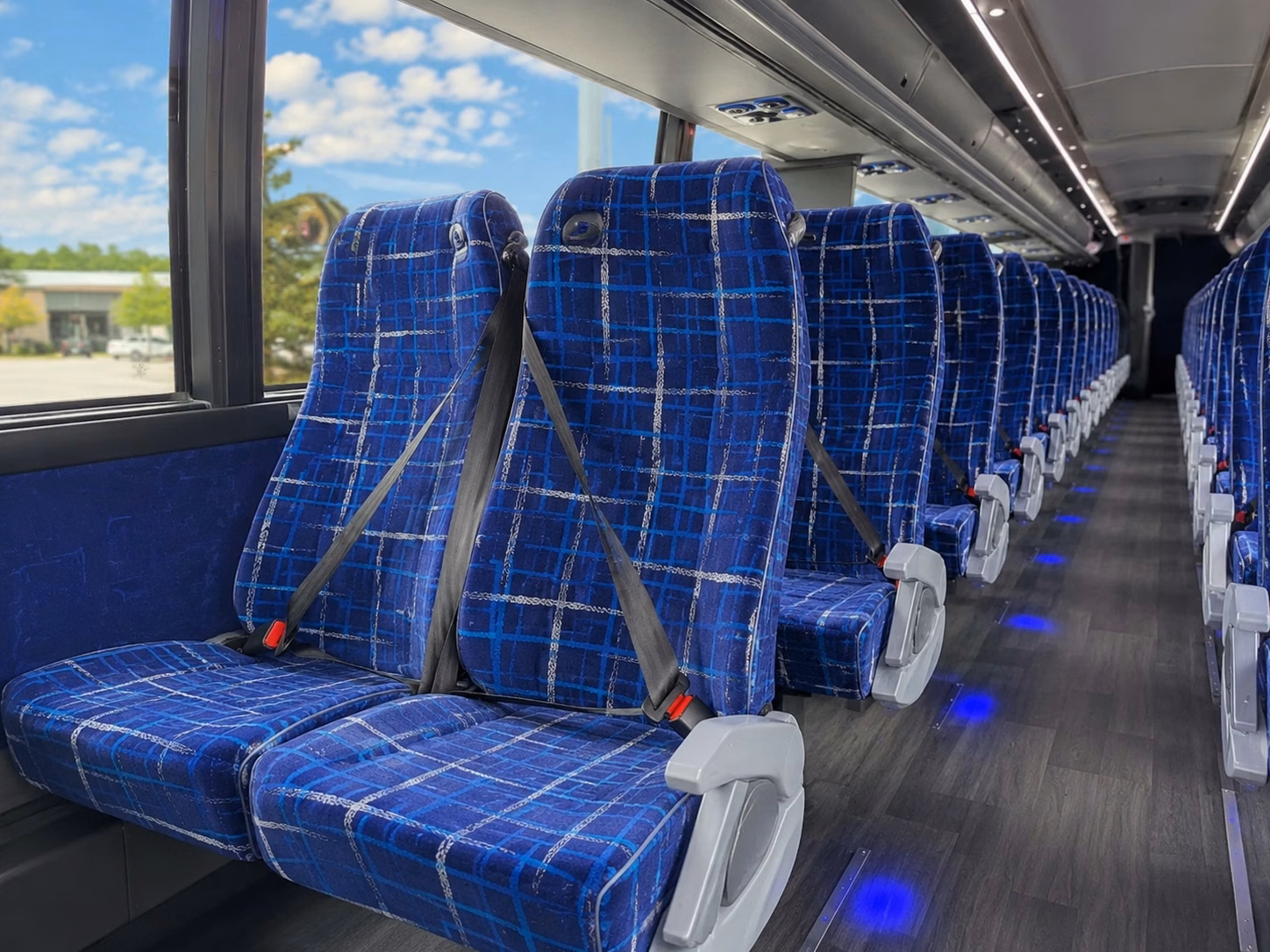 provo charter bus interior