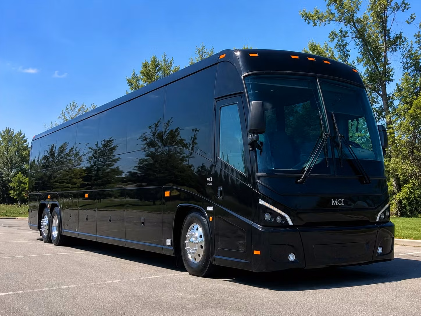 provo charter bus rental exterior